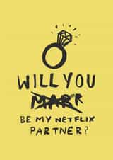 netflix partner Anniversary Card 22191 created by Lauren Goodland