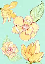 flowers floral Card 22340 created by Anna Stankevich
