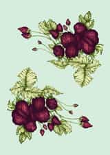 flower berry Thinking of you Card 22342 created by Anna Stankevich