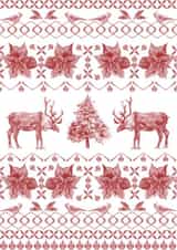 christmas nordic Christmas Card 22664 created by Deborah Ballinger