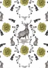 stag bunny Thinking of you Card 22666 created by Deborah Ballinger