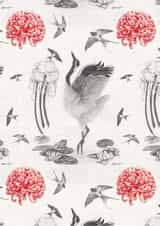 japanese crane Card 22668 created by Deborah Ballinger