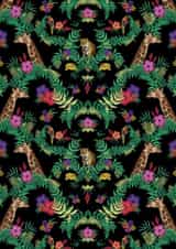 jungle tiger Thinking of you Card 22671 created by Deborah Ballinger