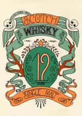 whisky label Card 22843 created by Elia Sánchez Martín