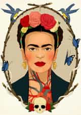 frida kahlo Card 22847 created by Elia Sánchez Martín