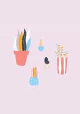 plants succulents Just because... Card 22769 created by Alisa Wismer