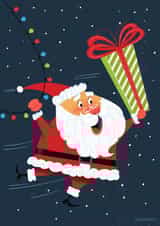 santa xmas Christmas Card 1217 created by Josh Cleland