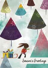 Christmas holidays Christmas Card 23005 created by Annie Wilkinson