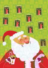 santa christmas Christmas Card 23036 created by Josh Cleland