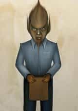 Halloween Wolfman Card 23123 created by Jorge Mendez