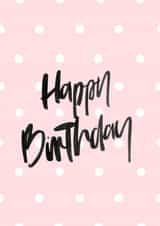 Happybirthday Girl Birthday Card 23131 created by lowkey print studio