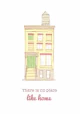 Cute New York Style New Home Card - Apartment - There Is No Place Like Home created by Adi Bereshit