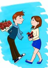 love gift Valentines Day Card 22792 created by Francesca Pich