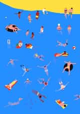 beach swim Card 23357 created by Jens Magnusson