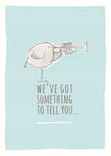 Announcement baby Pregnancy Card 1312 created by Kate Chesterton