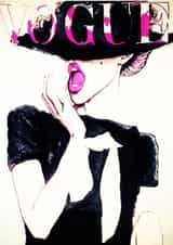 Fun Birthday Card - For Her - Vogue created by Adeeba Faheem