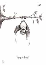 animillys bird Thinking of you Card 1274 created by Catherine Flynn