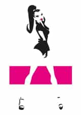 burlesque girl Card 23603 created by Rian Hughes