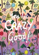 crazy colourful Card 23233 created by 2B Or Not 2B