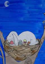 easter bunny Card 23581 created by Ruth Ferrier Illustration