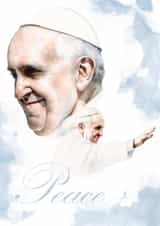 Arty pope Religious Card 23673 created by Davide Morettini