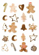 Gingerbread Star Card 22683 created by Katie Tomlinson
