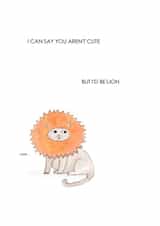 lion animals Valentines Day Card 23439 created by Hannah Venables