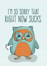 Owl Sympathy Card created by Tami Boyce