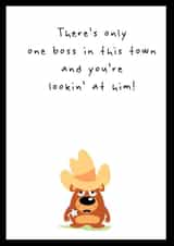 boss bear Card 24001 created by Nick Diggory