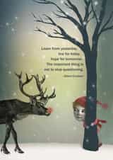 Christmas Einstein Just because Card 23902 created by Isabelle Cardinal