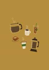 coffee latte Card 22773 created by Alisa Wismer