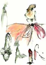 fashion fashionillustration Card 22564 created by Adeeba Faheem