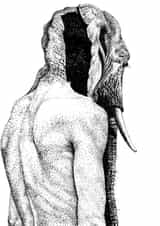 elephant elephantman Card 23244 created by Tianju Duan