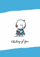 thinking of Thinking of you Card 1229 created by Julien Decaudin