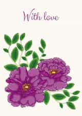 With love Thinking of you Card 24101 created by Lorraine Stylianou