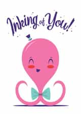 octopus hat Thinking of you Card 22817 created by Daniel Clark