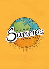 always summer Just because... Card 1361 created by K. Sekelsky
