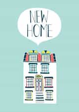 Pretty Town House New Home Card - New Home created by Jessica Hogarth