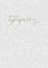 Dots with Sympathy card created by Jessica Hogarth