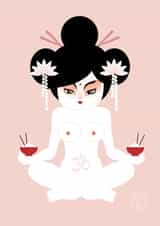 Geisha art Card 24186 created by Critical T-rex