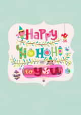 ho-ho-ho hohoho Card 1763 created by Jill Howarth