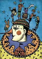 Pierrot Clown Card 24366 created by Sue Todd