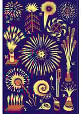 newyear fireworks Christmas Card 23408 created by Matteo Farinella