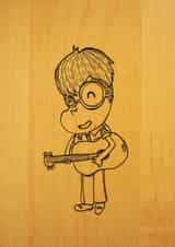 Acoustic guitar Card 22867 created by Chan Yi Jun