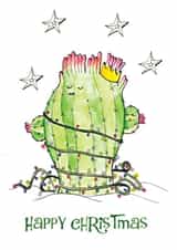 cactus christmas Card 24631 created by Vee Hartley