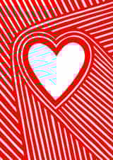 love heart Anniversary Card 24202 created by Alan Rogerson