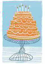 cake illustration Birthday Card 23825 created by Francisco Martins