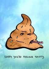 sick humour Get Well Card 1508 created by Megan Motown