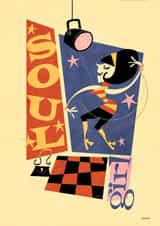 northern soul Birthday Card 23721 created by Daviz