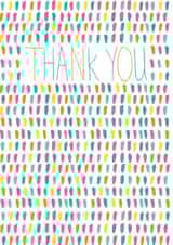 THANKS FEMALE Thank You Card 1670 created by Jessica Hogarth